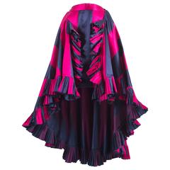 Christian Dior by Gianfranco Ferré silk evening flamenco skirt, circa 1993 6