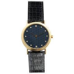 Hermes Gold and Diamond Wrist Watch 2