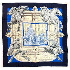 Pañuelo de seda Hermes, La Fontaine De Bartholdi