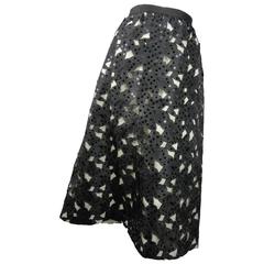 80´s Christian Dior Sequined Lace skirt