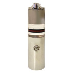 Used 1980s Gucci Web Chrome Table Lighter 