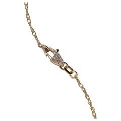 Diamond 14k Gold Overlapping Chain Necklace
