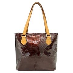 Borsa A Spalla Louis Vuitton Houston MM Vernice Burdeos