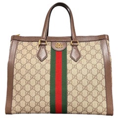 Borsa a Mano Gucci Shopper Ophidia GG Supreme Medium