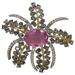 Ciner Crystal Brooch 7
