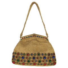 Retro Elaborate Beaded French Evening Bag, Saks Fifth Ave.