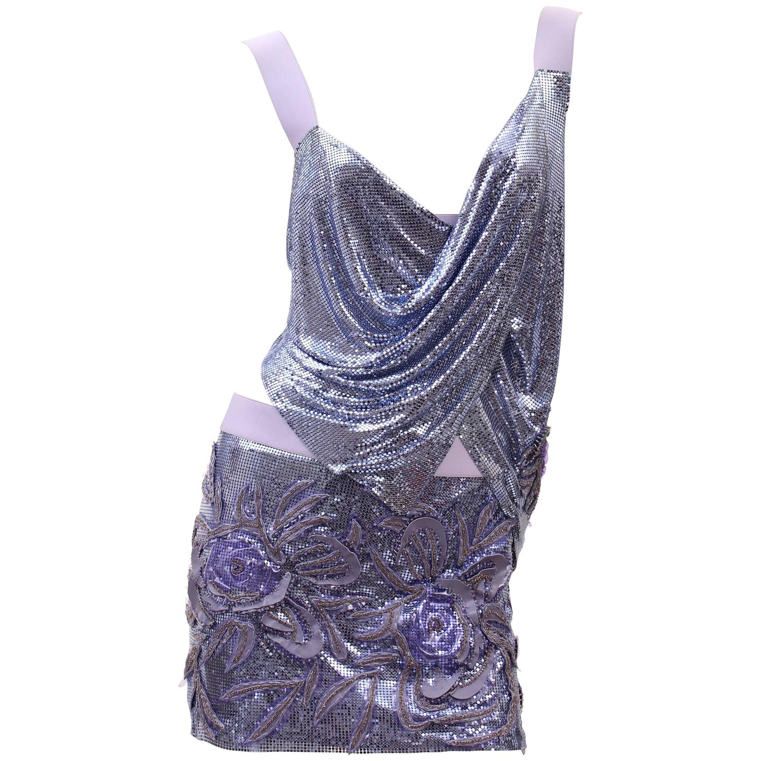 versace metal mesh