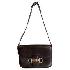 Celine Crecy vintage Leather Shoulder Bag