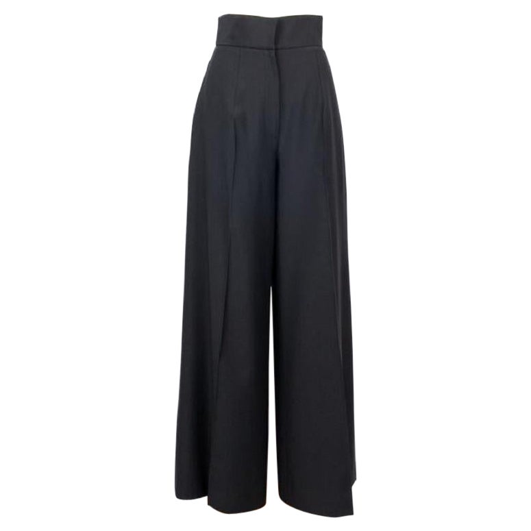 Pantalon en laine noire Dior, 2009 en vente