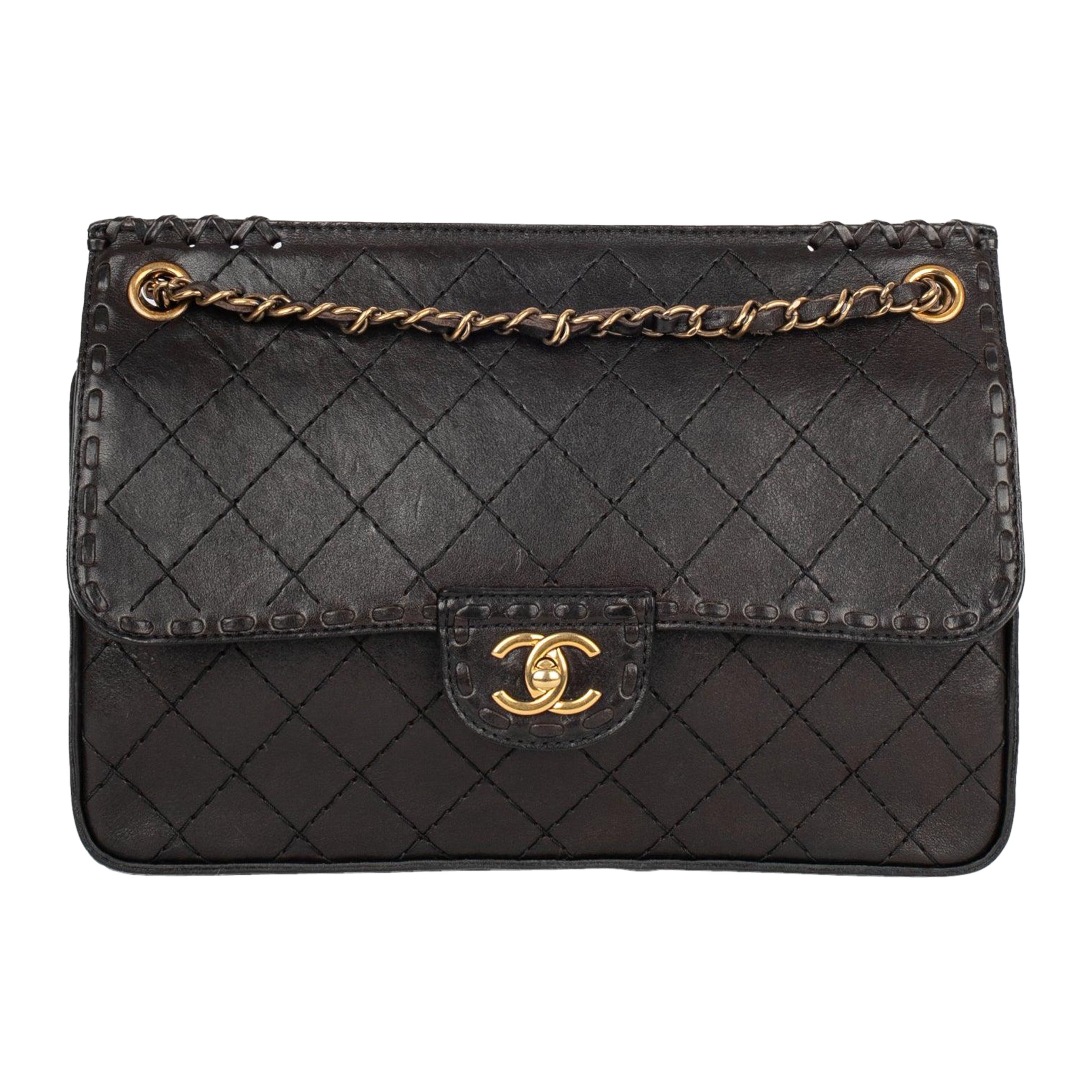 Chanel Timeless Quilted Leather Bag, 2013/2014 For Sale