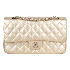 Chanel Timeless Pale-Golden Metallic Lamb Leather Classic Bag, 2006/2008