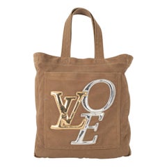 Used Louis Vuitton Khaki Canvas Bag, 2007