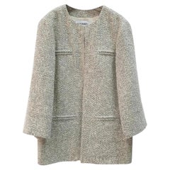 Used Chanel Tweed Short Coat