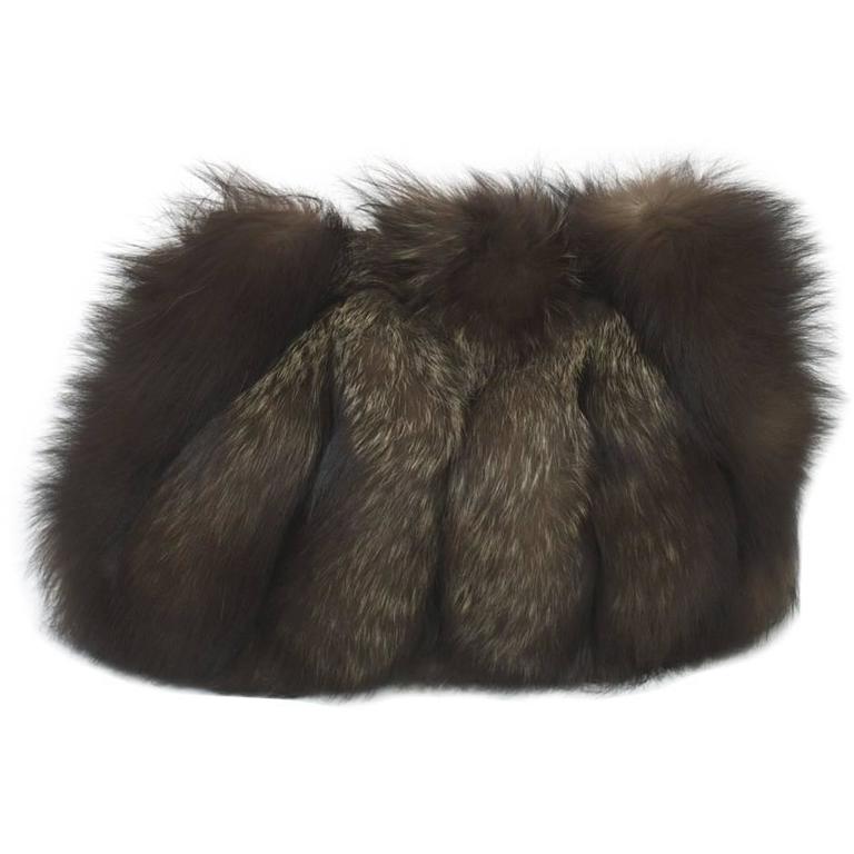 Large Fox Muff For Sale At 1stdibs