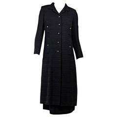 Navy Vintage Chanel 2-Piece Skirt Set