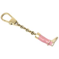 Signed Italian Gucci Boot Key Chain 7