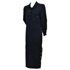 Chanel Vintage Black Dress Excellent 6