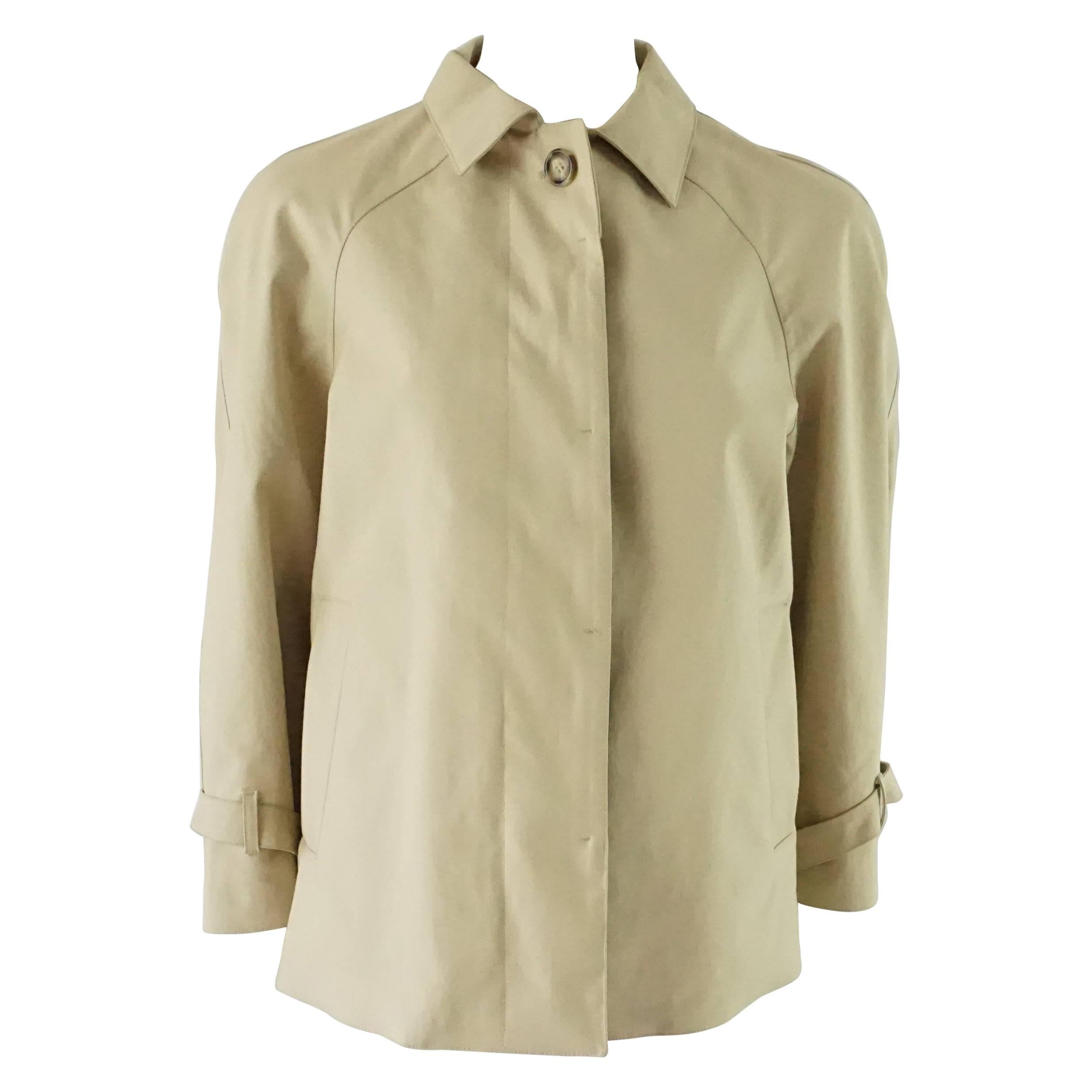 Prada Beige Cotton Swing Jacket - 44