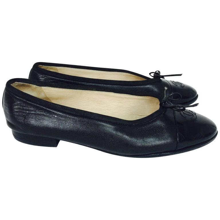 soft black ballet flats