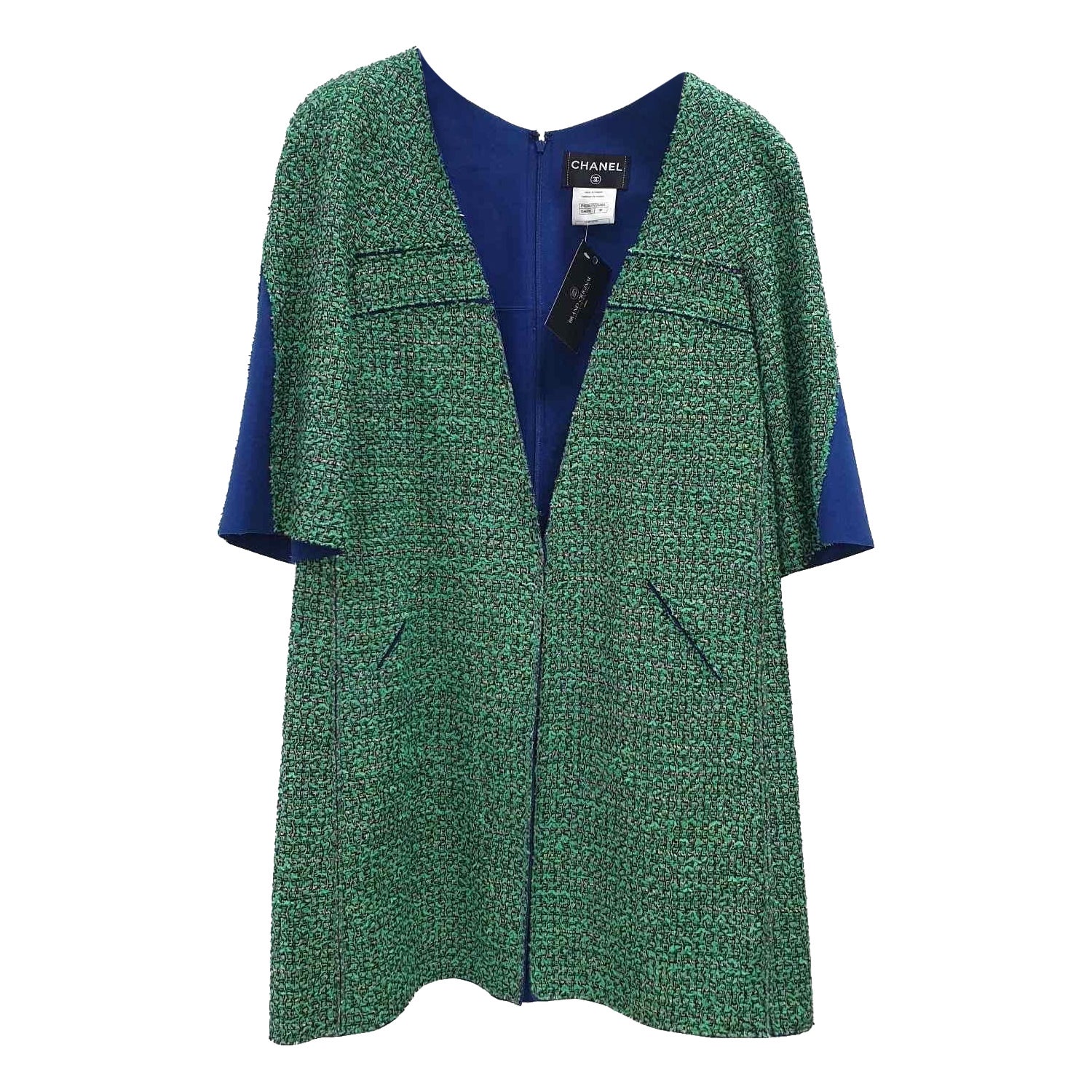 Chanel SS2013 Green Coat  For Sale