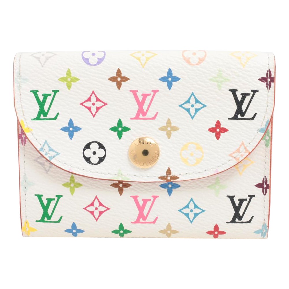 Louis Vuitton Monogram Multicolor Envelope Coin Card Case For Sale