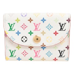 Louis Vuitton Porte-cartes enveloppantes multicolores avec monogramme