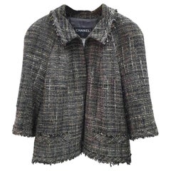 Chanel - Veste en tweed à franges