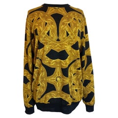 Gold sweater Versace