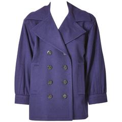 Vintage Yves Saint Laurent Peacoat
