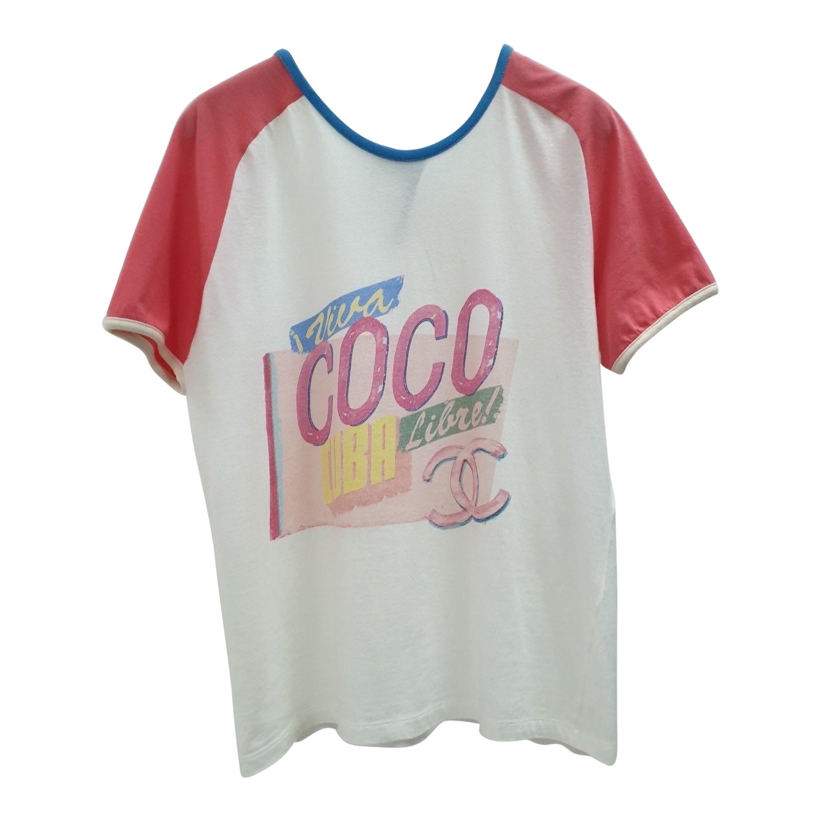 CHANEL Coco Cuba CC TOP T- SHIRT For Sale