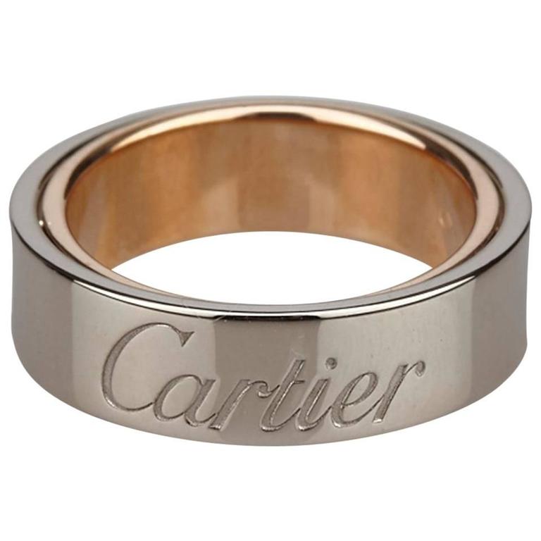 Cartier Silver Love Ring For Sale at 1stdibs