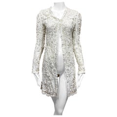 Edwardian White Lace Jacket Cardigan