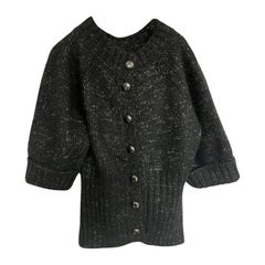 Used Chanel Runway CC Buttons Luxurious Cashmere Jumper