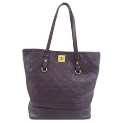 Louis Vuitton Citadine PM Purple Empreinte Leather Shoulder Bag, Excellent Cond