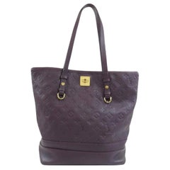 Louis Vuitton Citadine PM Lila Empreinte Leder-Umhängetasche, ausgezeichneter Kond, Citadine PM