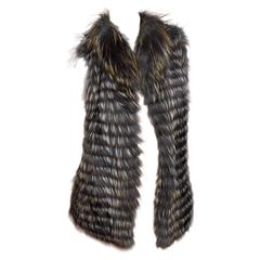 Cassin Layered Fox Fur Vest - Small