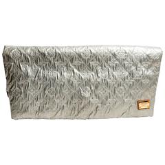 Louis Vuitton Silver Limelight GM Clutch