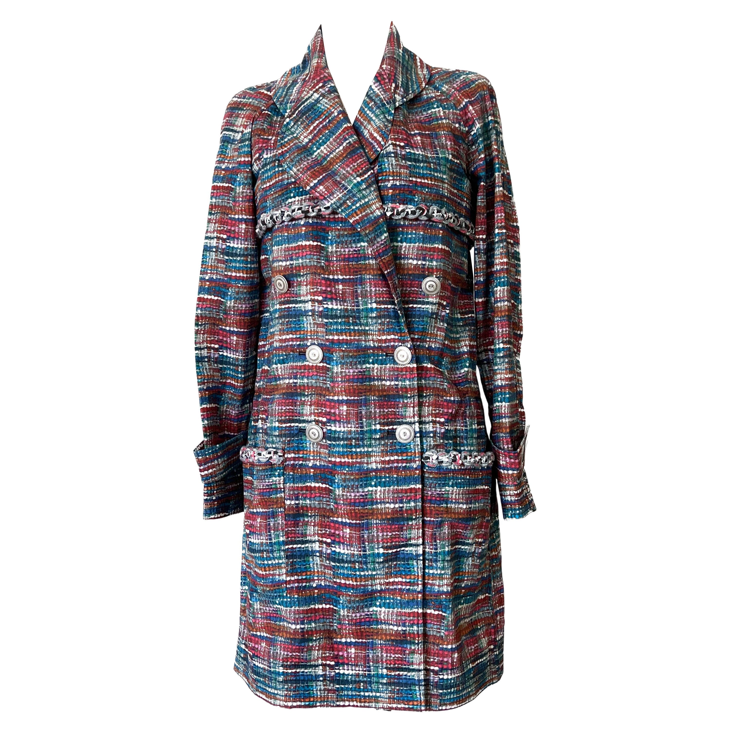 Chanel New Lily Allen Style Iconic Trench Coat For Sale