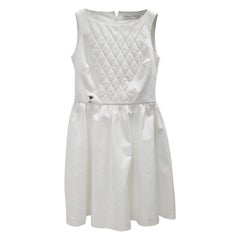 CHRISTIAN DIOR SS17 Fencing Diamond Stitch Bee Embroidery Dress