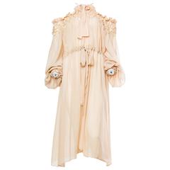 Vintage Gorgeous 1930s Boho Negligee Robe Dress