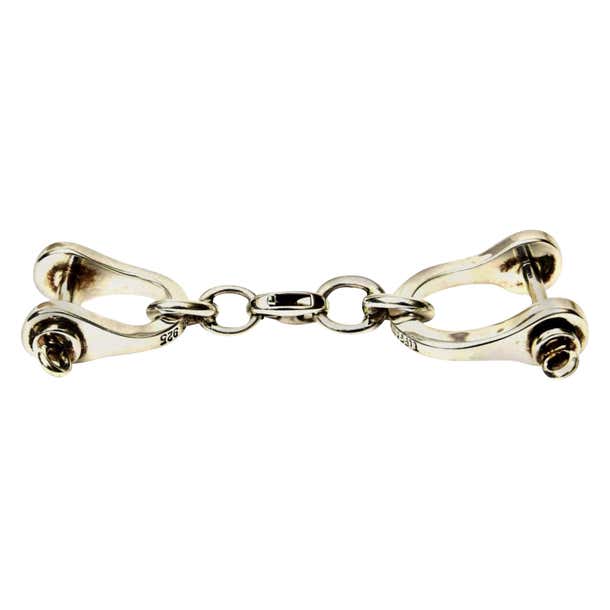 Vintage Tiffany and Co. Sterling Silver Valet Two Part Key Chain For ...