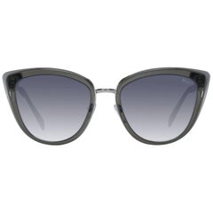 Emilio Pucci Cat Eye Gafas de sol plateadas EP0092 20B 55/19 145 mm