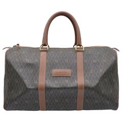 Christian Dior Used Monogram Duffle Travel Unisex Bag Handbag