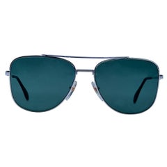 Bausch & Lomb Vintage 70s Pilotenbrille Weiß Gold Mod. 519 Sonnenbrille