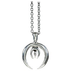 Crescent (Sterling Silver Pendant) by Ken Fury