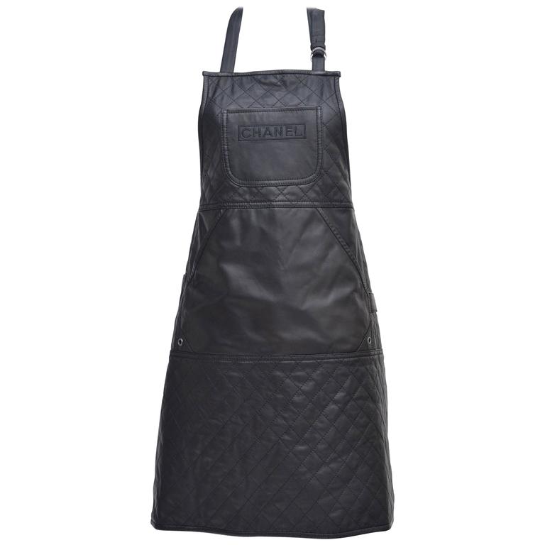 CHANEL Lambskin Quilted Apron As Seen On Ulyana Sergeenko NEW 36 For