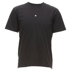 LORO PIANA T-shirt Hiroshi Fujiwara noir en coton blanc avec logo S
