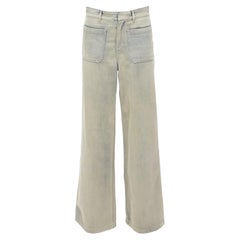 Vaqueros boyfriend de pernera ancha en tejido vaquero lavado azul piedra CHRISTIAN DIOR