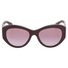 Chanel Purple Butterfly Frame Sunglasses