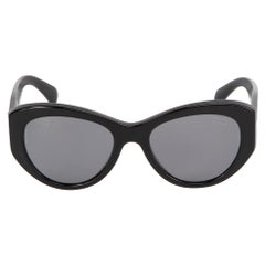 Chanel Black Butterfly Frame Sunglasses